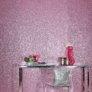 Arthouse Sequin Sparkle Wallpaper - Pink