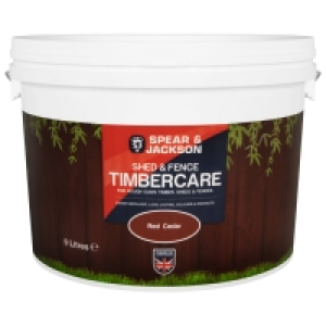 Spear & Jackson Shed & Fence 9L - Red Cedar £6.00
