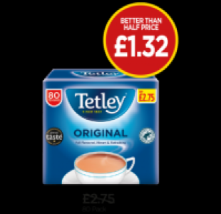 Budgens  Tetley Tea Bags