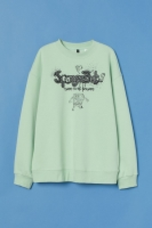Oversized printed sweatshirt £7.00