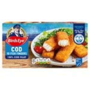Birds Eye 10 Cod Fish Fingers £2.50