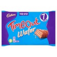 Morrisons  Cadbury Timeout Wafer Biscuits 7 Pack