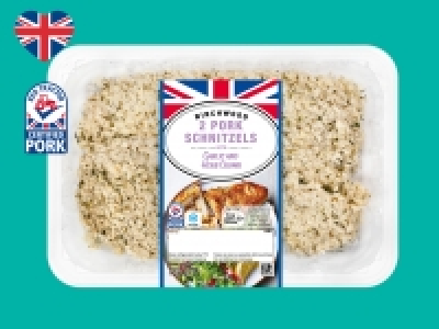Birchwood 2 British Pork Schnitzels with Garlic & Herb Crumb £2.49