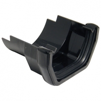 Wickes  FloPlast Square Line Gutter to Cast Iron Adaptor - Black