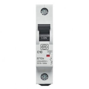MK Miniature Circuit Breaker (MCB) Single Pole Type C - 10A  £4.99