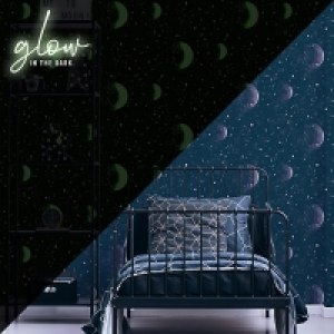 Superfresco Glow Planetarium Glow in the Dark Wallpaper 10m £18.00