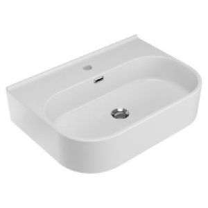 Wickes Siena 1 Tap Hole White Wall Hung Basin - 600mm £170.00