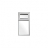 Wickes  Wickes White uPVC Casement Window - Top Hung 610 x 1160mm