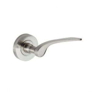 Wickes Ciro Round Rose Door Handle - Satin Nickel Finish 1 P £16.00