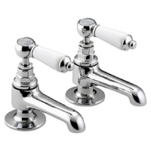 Bristan Renaissance Pair of Chrome Lever Basin Taps £90.00