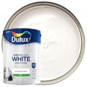 Dulux - Pure Brilliant White - Silk Emulsion Paint 5L £20.00