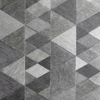 Wickes  Arthouse Luxe Triangle Charcoal Wallpaper 10.05m x 53cm