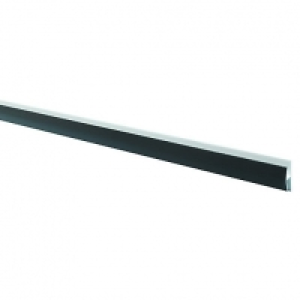 Wickes PVCu Black Soffit Butt Joint Trim 2500mm £7.50