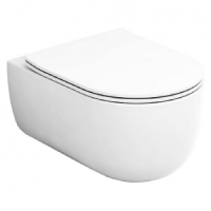 Wickes Teramo Easy Clean Wall Hung Toilet Pan & Soft Close S £295.00