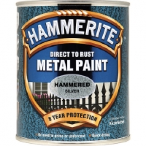 Hammerite Metal Paint - Hammered Silver 750ml £15.00