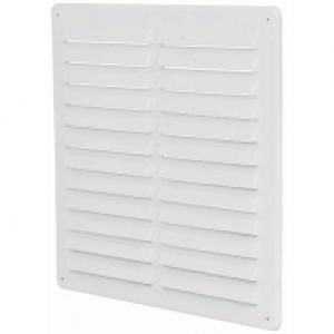 Manrose PVC Louvre & Fly Screen - White 225 x 225mm £3.74