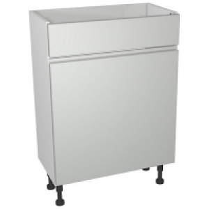 Wickes Hertford Gloss Grey Toilet Unit - 600 x 735mm £190.00