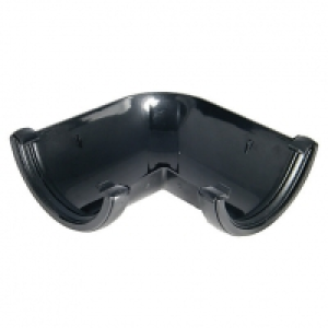 FloPlast 112mm Cast Iron Style Round Line Gutter Angle 90° - £8.99