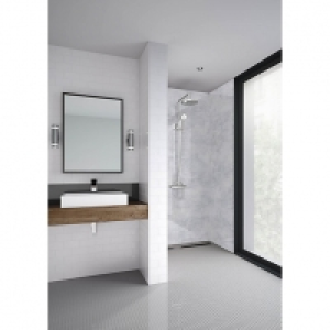 Mermaid Elite Caliza Post Form Single Shower Panel 2420 x 12 £350.00