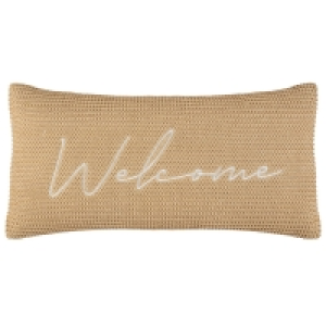 Soft Sea Welcome Outdoor Lumbar Cushion