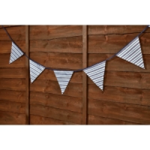 12 Flag Garden Bunting - Soft Sea