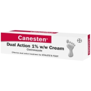 Canesten Dual Action Athletes Foot Cream 15g