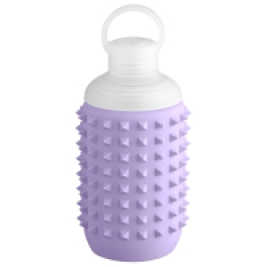 Textured 2-in-1 Silicone Grip Bottle & Tumbler 600ml - Purpl