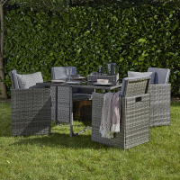 HomeBargains  The Outdoor Living Collection: 5 Piece Cube Dining Set