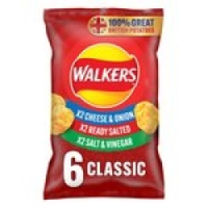 Walkers Classic Variety Multipack Crisps  £1.25