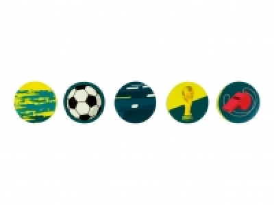 United Office Eraser Set 5 Pack