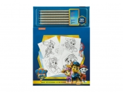 Undercover Paw Patrol Colouring Set