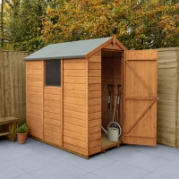 Wickes  Forest Garden 6 x 4ft Small Shiplap Apex Dip Treated Shed wi