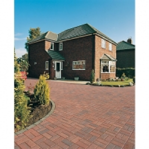 Wickes  Marshalls Driveway Block Paving - Brindle 200 x 100 x 50mm