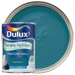 Dulux One Coat - Teal Tension - Simply Refresh Feature Wall  £18.00