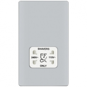 BG Screwless Flatplate Polished Chrome Dual Voltage Shaver S £25.00