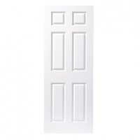 Wickes  Wickes Woburn White Grained Moulded 6 Panel Internal Fire Do