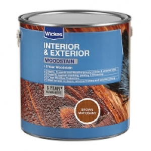 Wickes  Wickes Woodstain - Brown Mahogany 2.5L