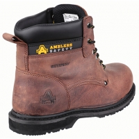 Wickes  Amblers Safety FS145 Safety Boot - Brown Size 7