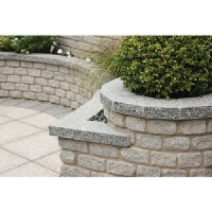 Wickes  Marshalls Argent Coarse Coping Stone - Light 600 x 136 x 50m