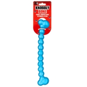 Knobbly Bone Dog Toy - Blue