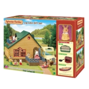 HomeBargains  Sylvanian Families Log Cabin Gift Set