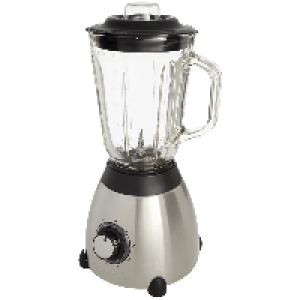 RobertDyas  Daewoo SDA1088RD 5-Speed 1.5L Glass Jug Kitchen Blender - Si