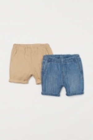 2-pack cotton shorts £6.00