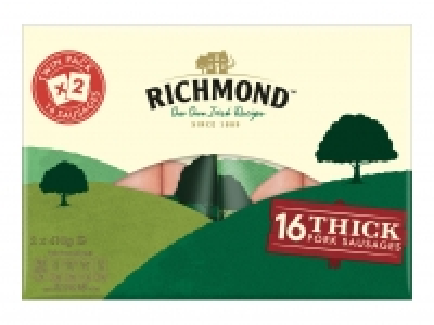 Richmond Thick Pork Sausages £2.59