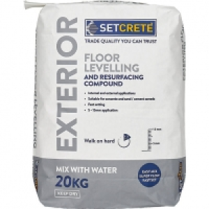 Setcrete Exterior Floor Levelling Compound - 20kg £20.00