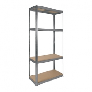 Rb Boss Galvanised Shelf Kit 4 Wood Shelves - 1600 x 750 x 3 £49.99