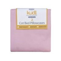 QDStores  Kidsaw Kudl Kids Pillowcases 100% Cotton (2) Pink