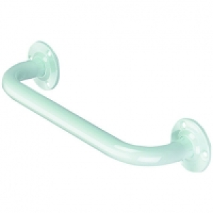 Wickes Bathroom Grab Rail - White - 305mm