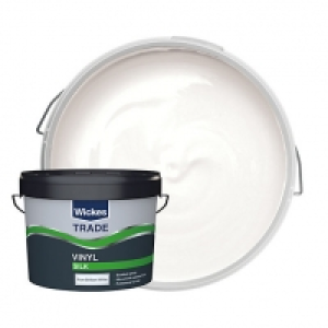 Wickes Trade Vinyl Silk Emulsion Paint - Pure Brilliant Whit £35.00