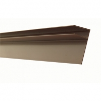 Wickes  25mm PVC Side Flashing - Brown 6m